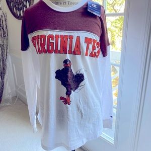 Virginia Tech long-sleeve tee-shirt - Large (NWT)